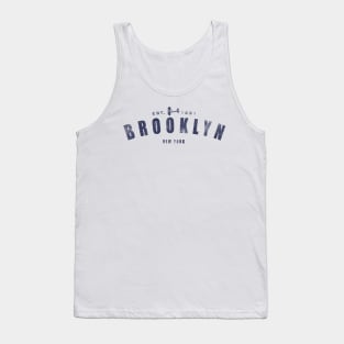 Brooklyn NY Vintage Distressed Retro Print Tank Top